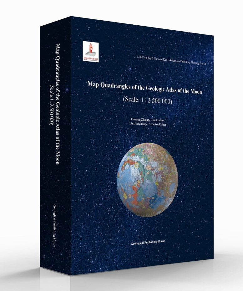 Quadrangles Map of the Geologic Atlas of the Moon