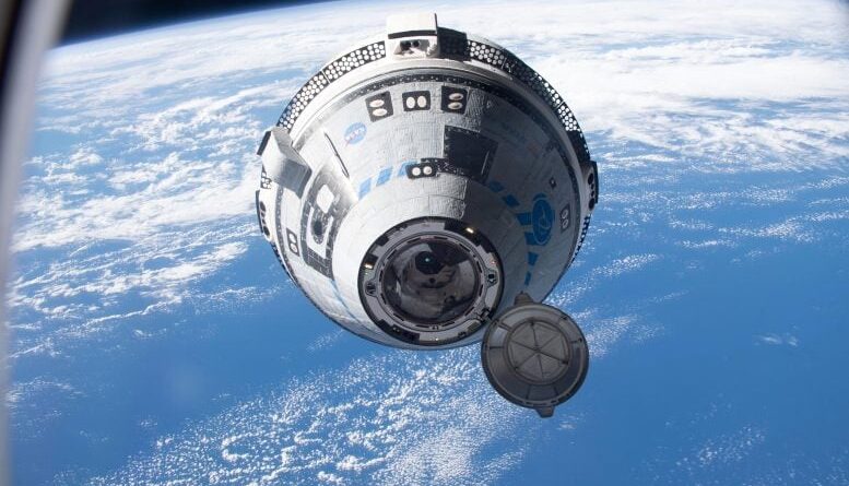 Boeing's CST-100 Starliner Crew Shuttle Approaches the International Space Station